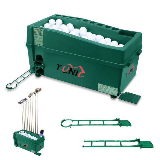 Yunic Golf Ball Dispenser Machine Powerless Automatic Tee Up - Mann