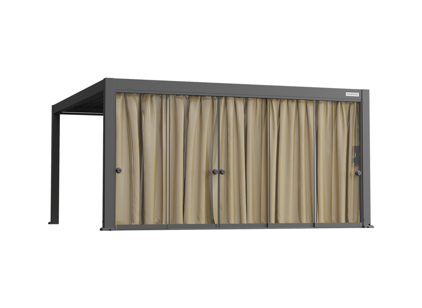 FlexPatio Curtain for Glass Door