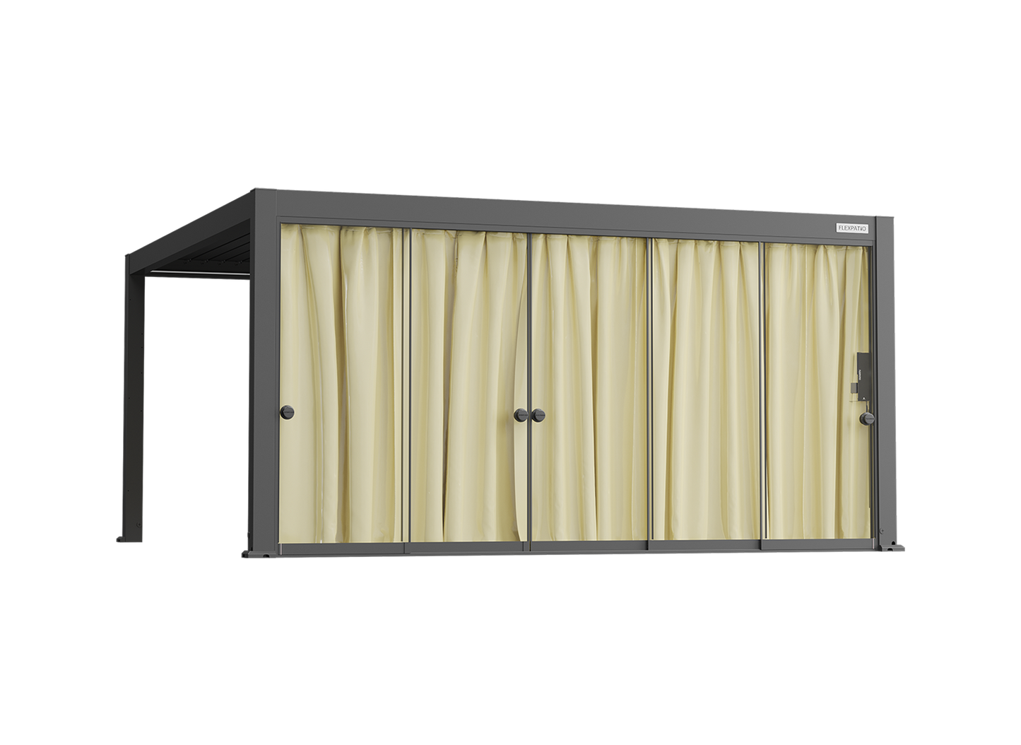 FlexPatio Curtain for Glass Door