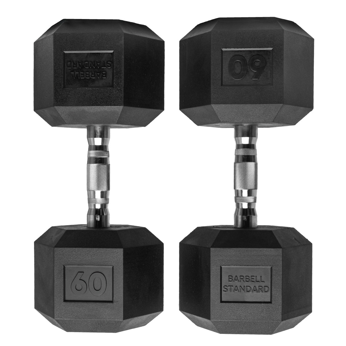 Barbell Standard - Rubber Hex Dumbbells - Mann