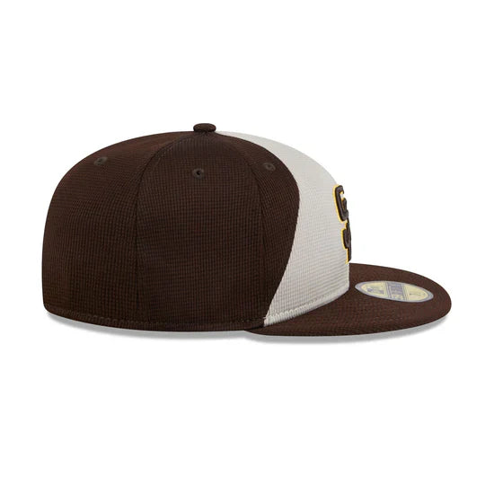 San Diego Padres - Brown 59Fifty Batting Practice Snapback Adjustable Hat, New Era - Mann