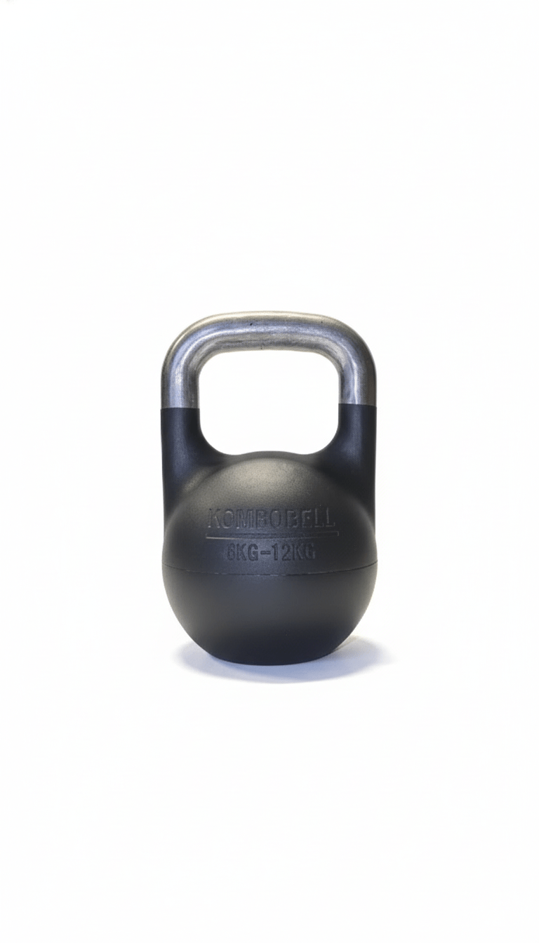SoCal Kettlebellz 6–12 kg (13–26 lb) Adjustable Mace/Kettlebell System – Powder-Coated Cast-Iron – Black