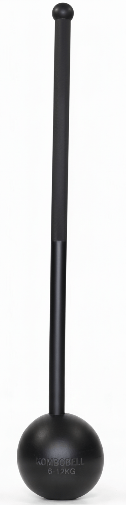 SoCal Kettlebellz 6–12 kg (13–26 lb) Adjustable Mace/Kettlebell System – Powder-Coated Cast-Iron – Black