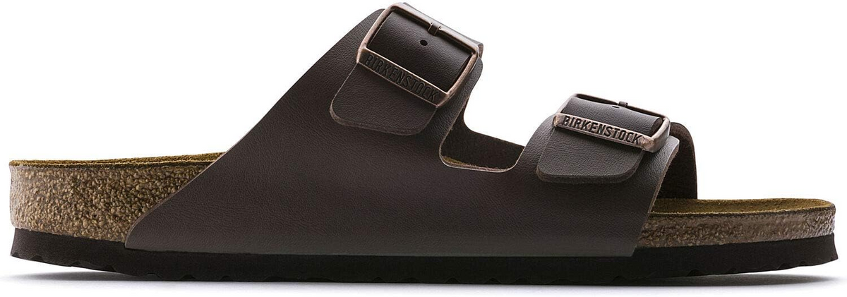 Birkenstock Arizona Leather Soft Footbed 'Dark Brown'
