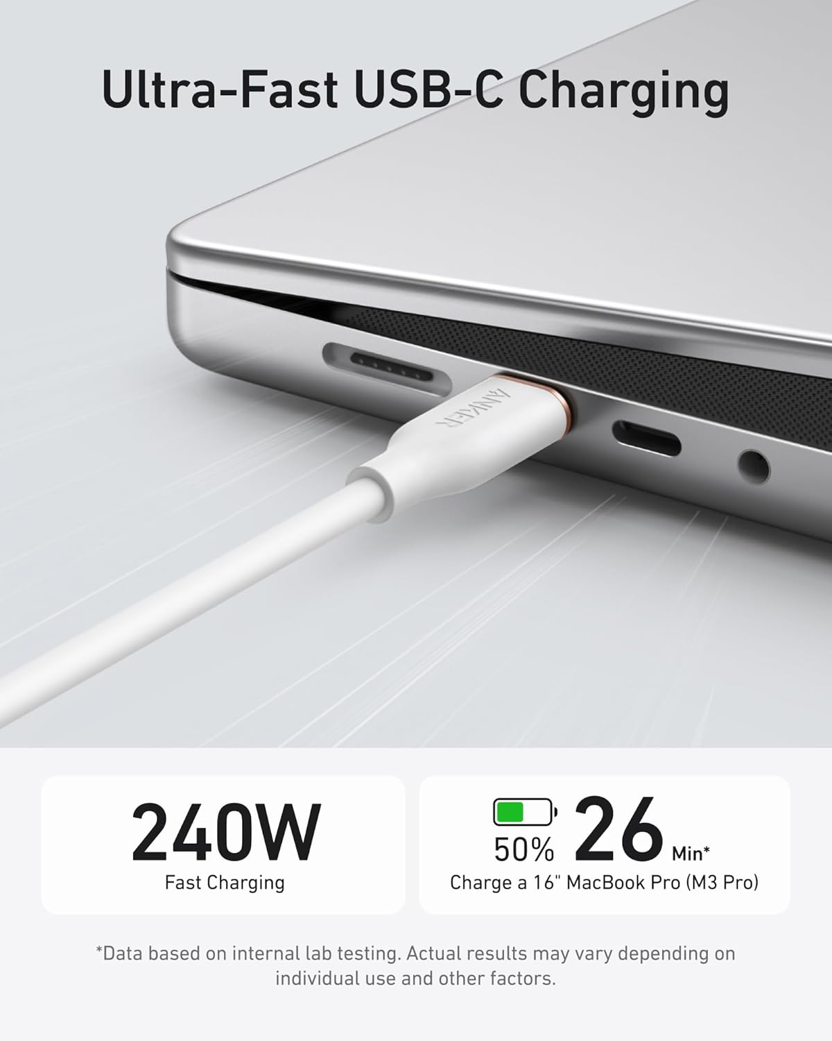 Anker 643 USB-C to USB-C Cable (Flow, Silicone) - Mann