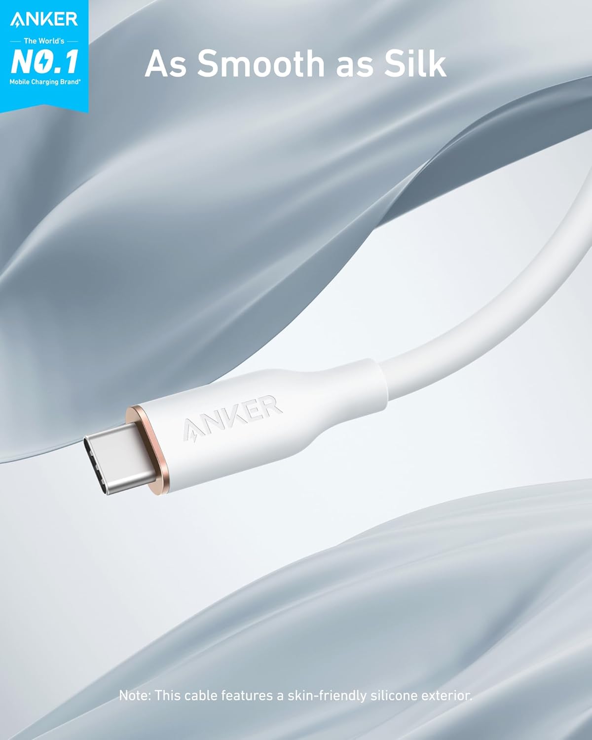 Anker 643 USB-C to USB-C Cable (Flow, Silicone) - Mann