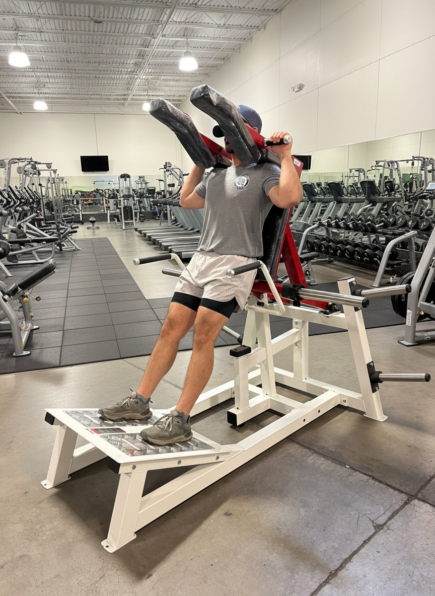 SFE Plate Loaded Power Squat & Hack Squat (V-Squat) Machine