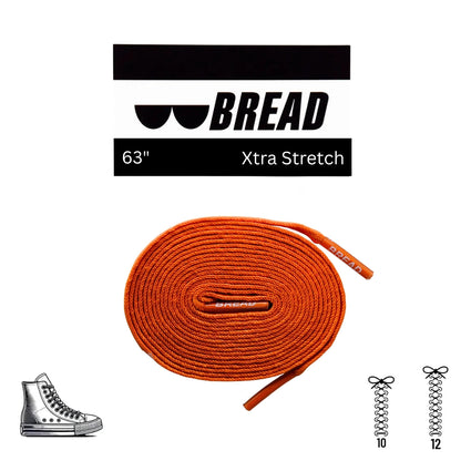 BREAD Laces 'Coral Orange'
