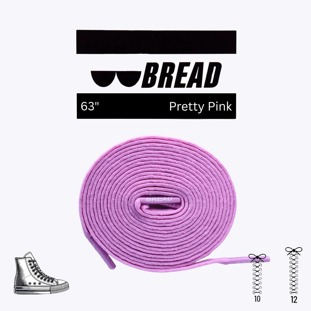 BREAD Laces 'Pretty Pink'
