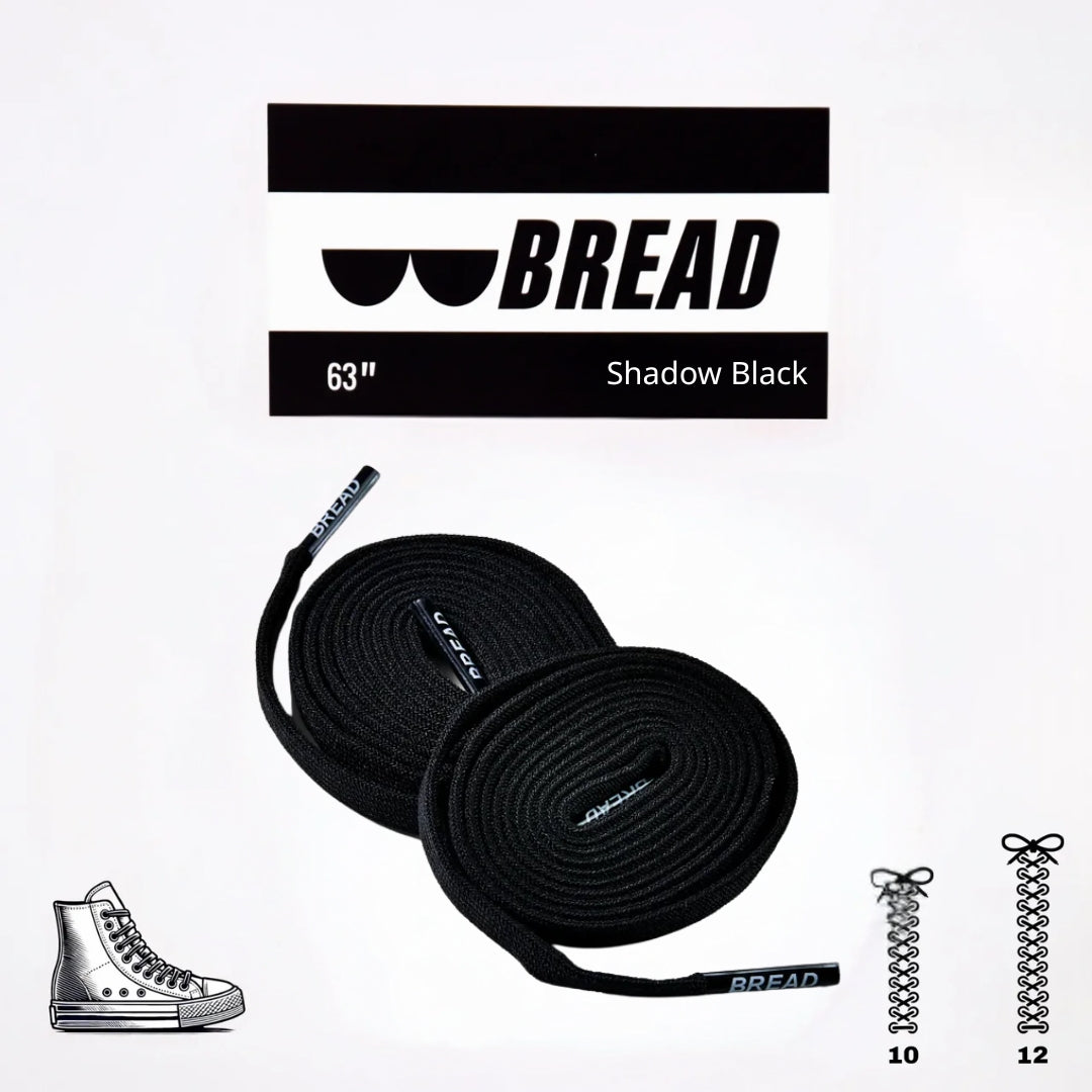 BREAD Laces 'Shadow Black'