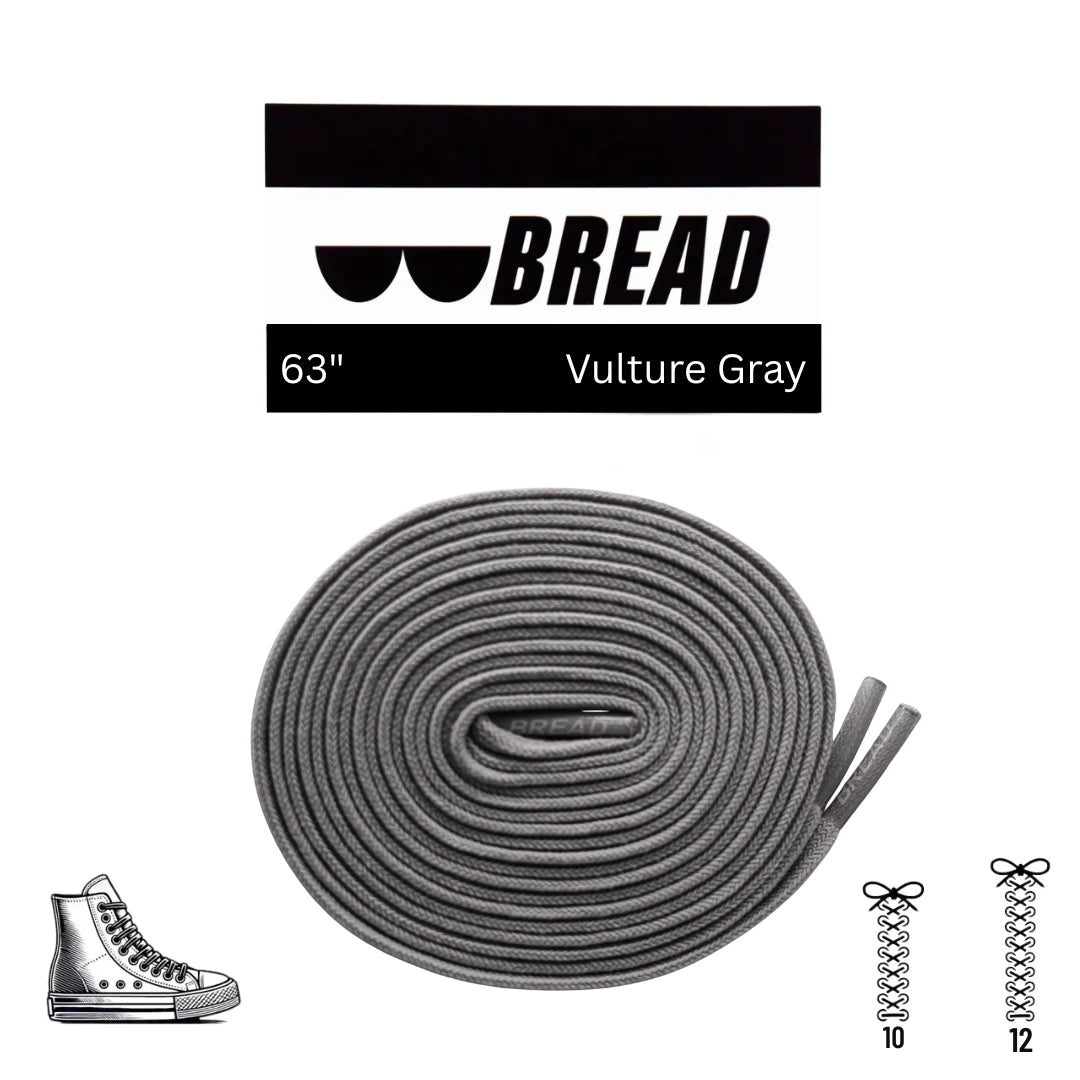 BREAD Laces 'Vulture Gray'