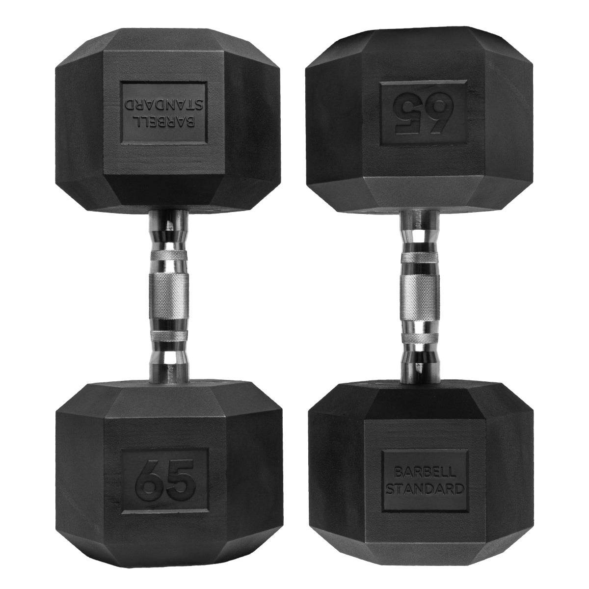 Barbell Standard - Rubber Hex Dumbbells - Mann