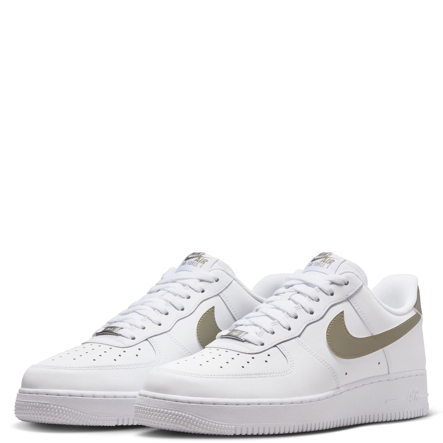 Size 8.5M Nike Air Force 1 '07 'White Light Army'