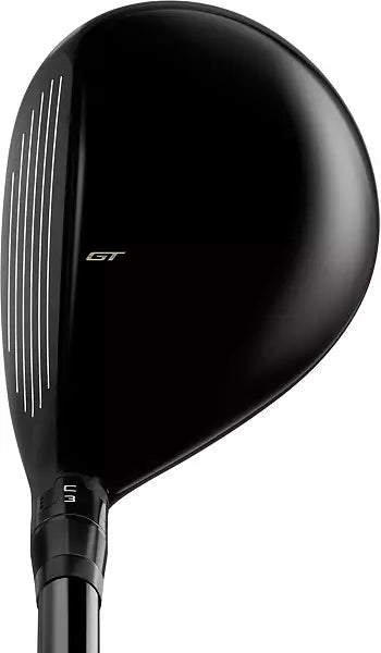 Men’s black golf club head with white GT logo, featured on MANN men’s lifestyle marketplace