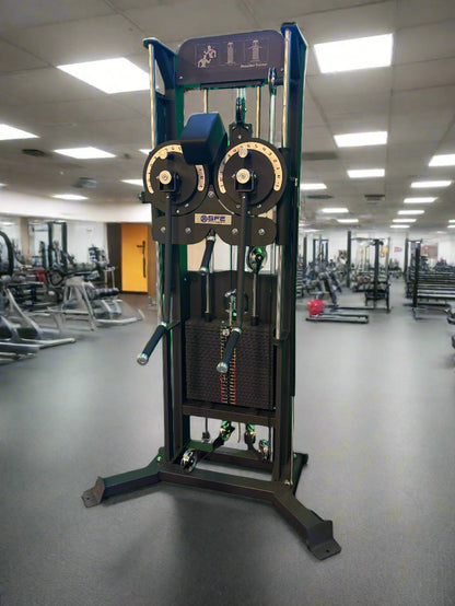 SFE Selectorized Standing Multi-Flight Shoulder Raise w/ 250lb Weight Stack