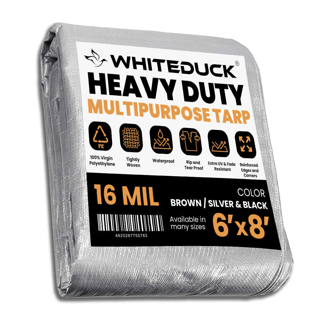 WDO Super Heavy Duty Poly Tarp Cover Thick 16 Mil, 8 oz