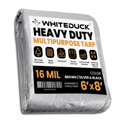 WDO Super Heavy Duty Poly Tarp Cover Thick 16 Mil, 8 oz