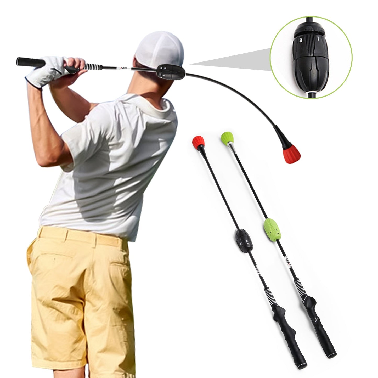 Yunic Golf Swing Trainer (Adjustable) - Mann