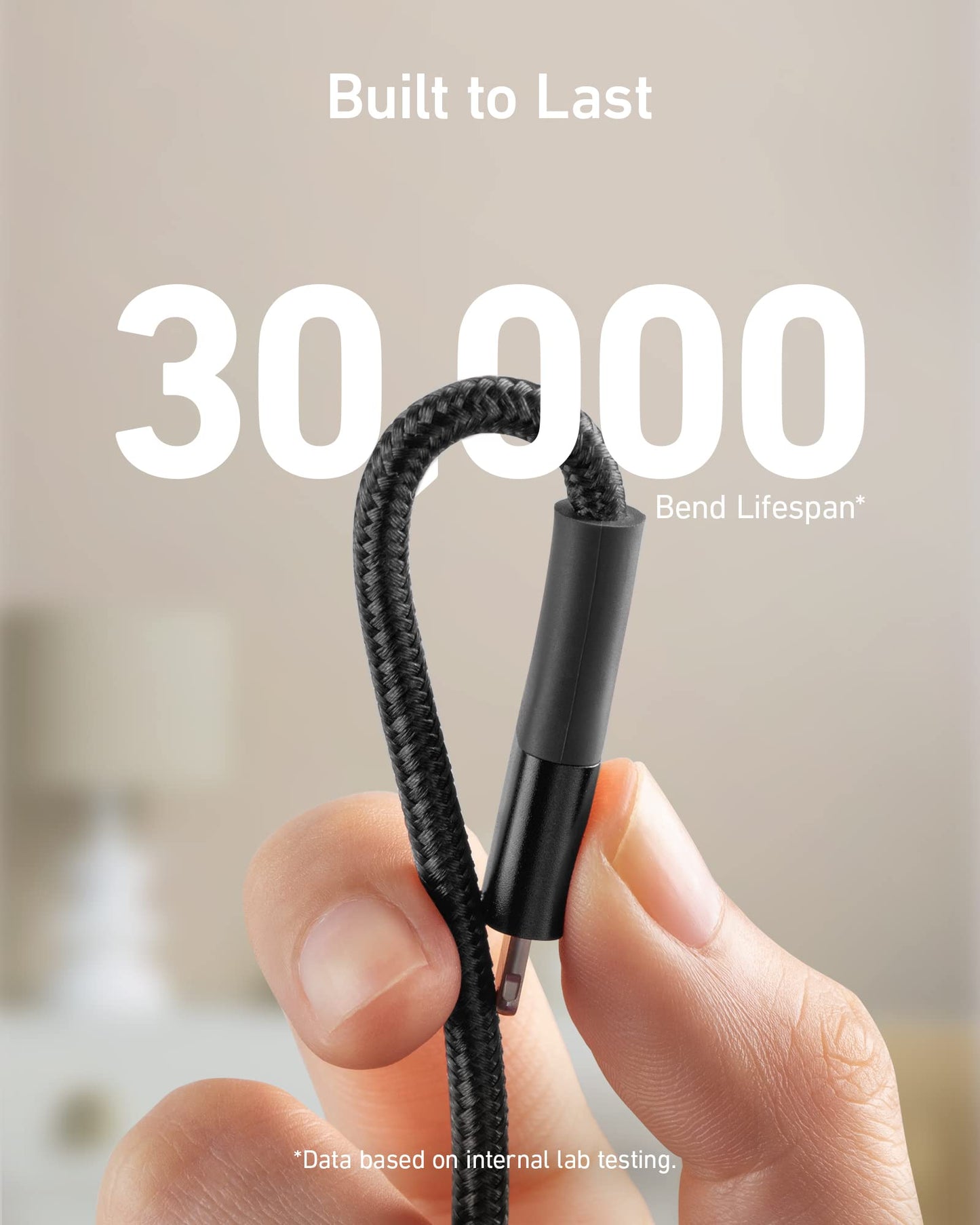 Anker 551 USB-A to Lightning Cable (3 ft / 6 ft / 10 ft) - Mann
