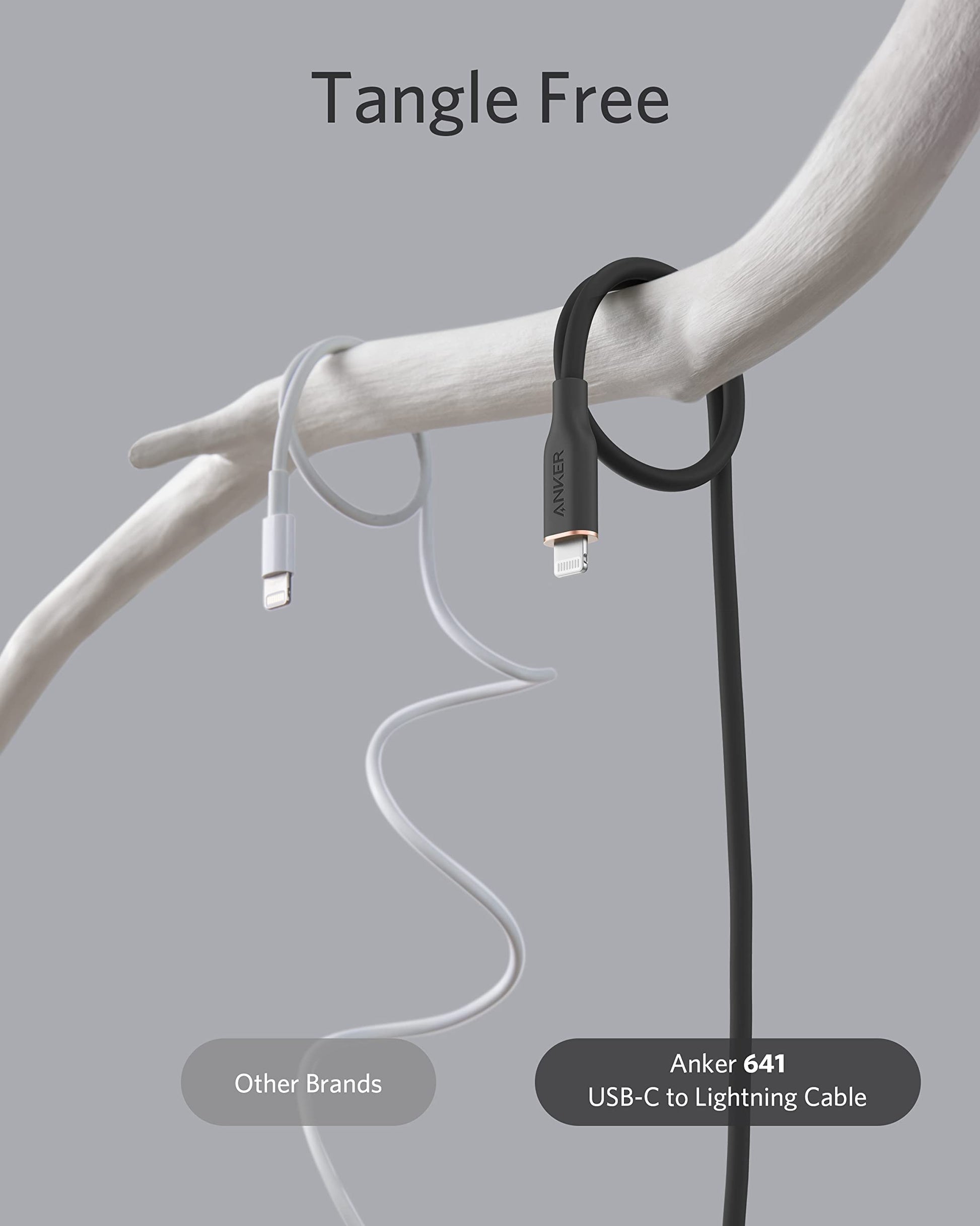 Anker 641 USB-C to Lightning Cable (Flow, Silicone) - Mann