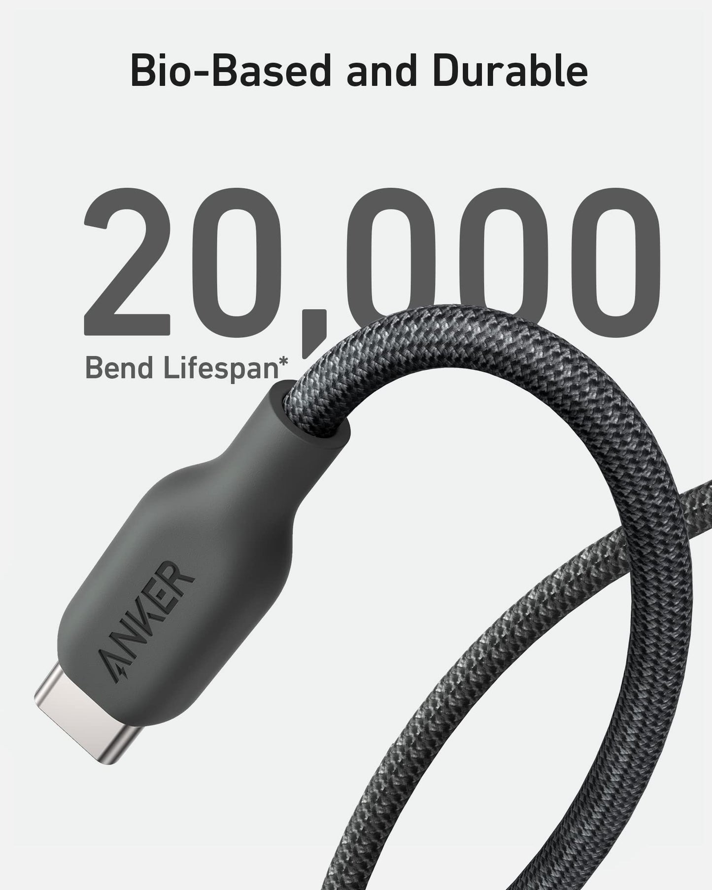 Anker 543 USB C to USB C Cable (240W, 10 ft) - Mann
