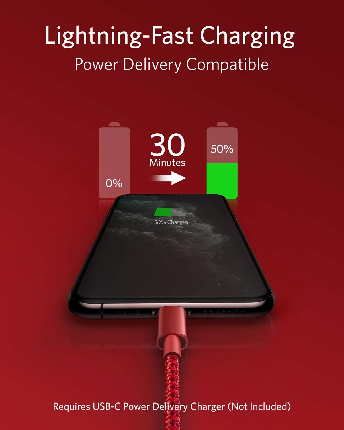Anker 331 USB-C to Lightning Cable - Mann