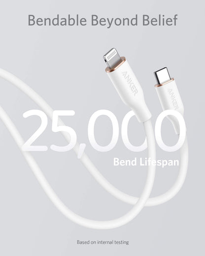 Anker 641 USB-C to Lightning Cable (Flow, Silicone) - Mann
