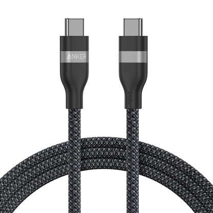 Anker USB-C to USB-C Cable (3 ft / 6 ft, 240W, Upcycled-Braided) - Mann