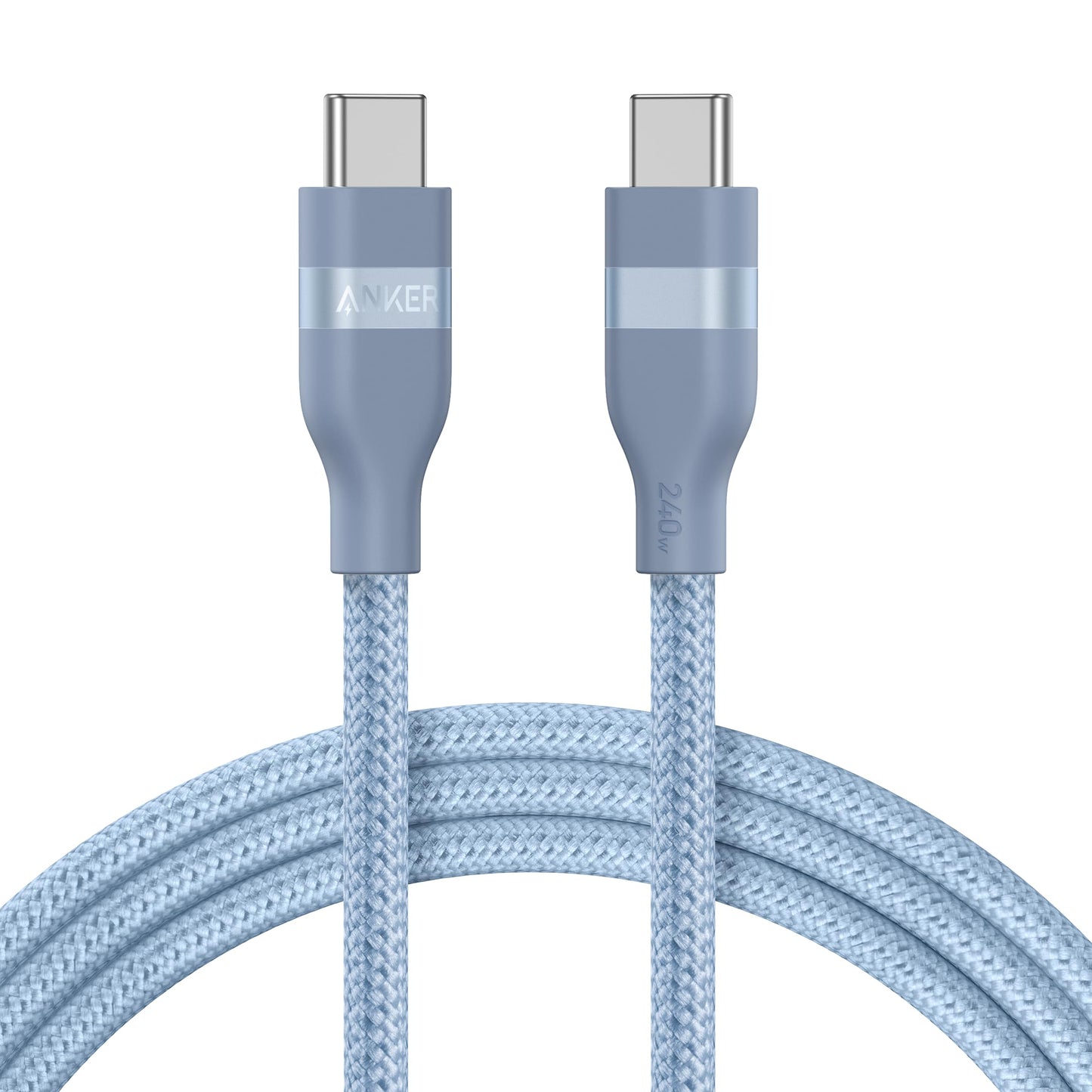 Anker USB-C to USB-C Cable (3 ft / 6 ft, 240W, Upcycled-Braided) - Mann