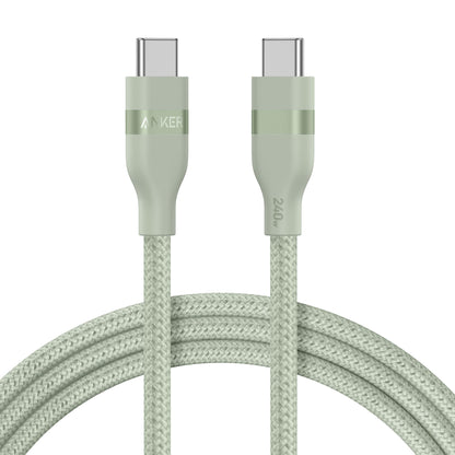Anker USB-C to USB-C Cable (3 ft / 6 ft, 240W, Upcycled-Braided) - Mann