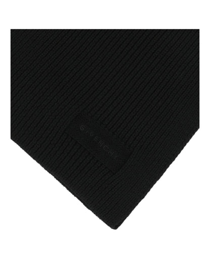 Givenchy Paris Jacquard Wool Scarf
