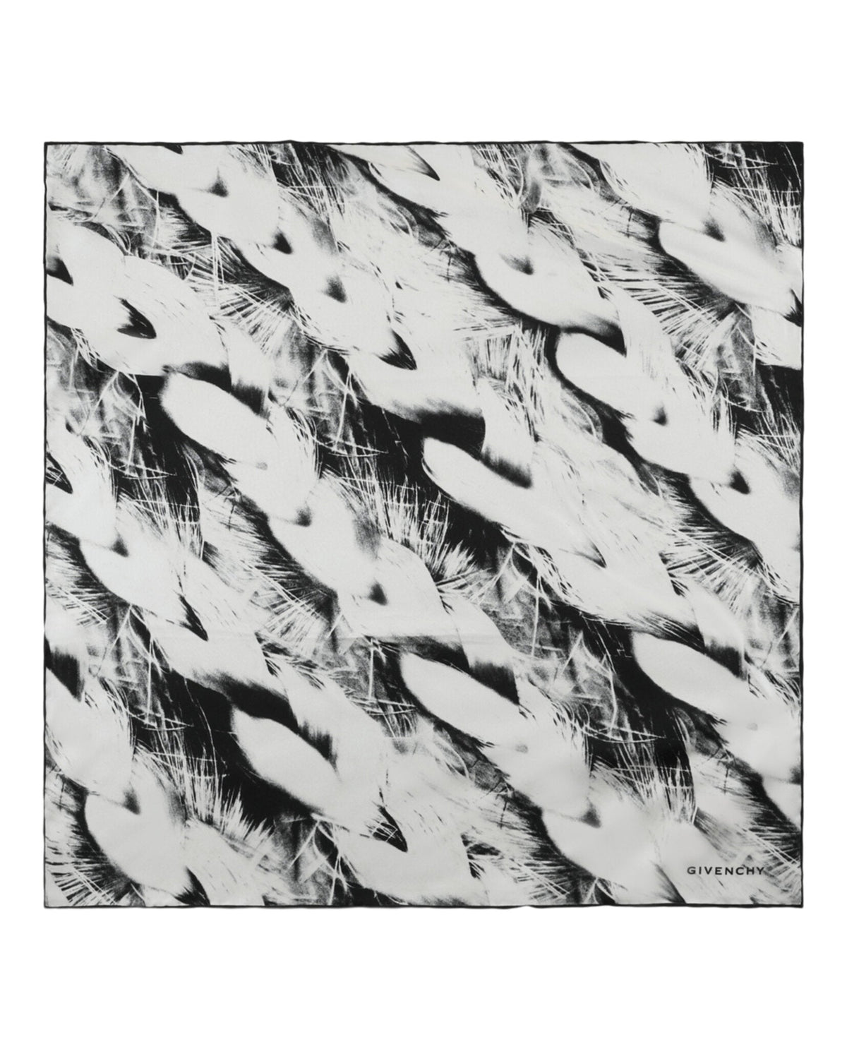 Givenchy Braid Print Silk Scarf