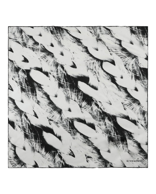 Givenchy Braid Print Silk Scarf