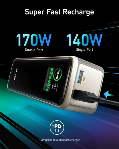 Anker Prime Power Bank (27K, 250W) - Mann