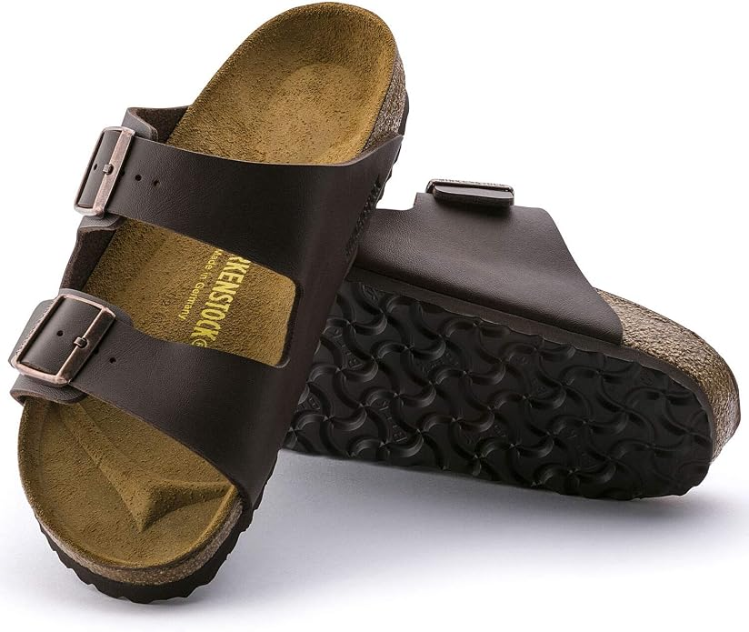 Birkenstock Arizona Leather Soft Footbed 'Dark Brown'