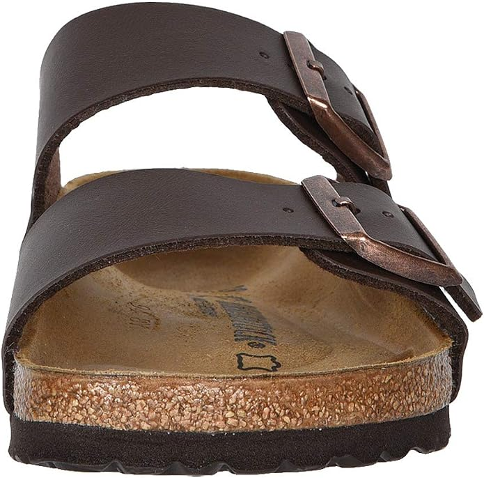 Birkenstock Arizona Leather Soft Footbed 'Dark Brown'