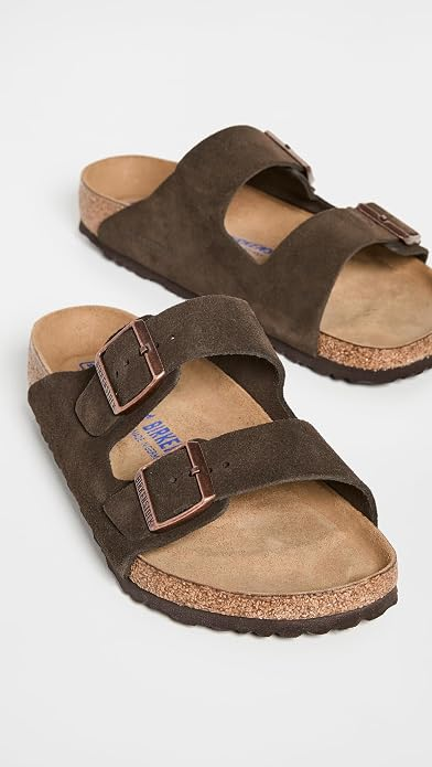 Birkenstock Arizona Suede Soft Footbed 'Mocha'