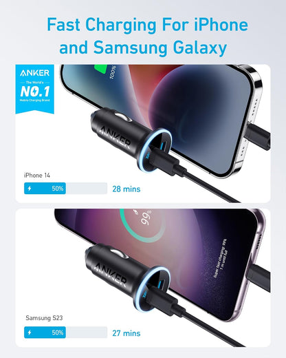 Anker 323 Car Charger (52.5W) - Mann