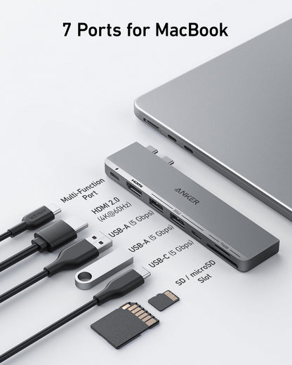 Anker 547 USB-C Hub (7-in-2, for MacBook) - Mann