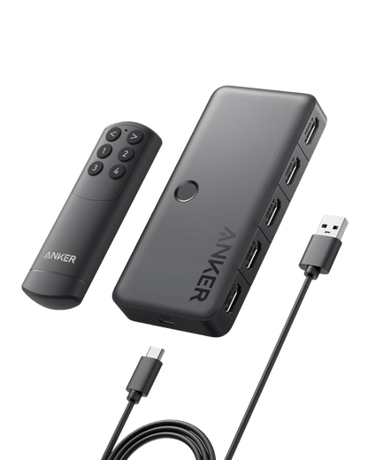 Anker HDMI Switch (4 in 1 Out, 4K HDMI) - Mann