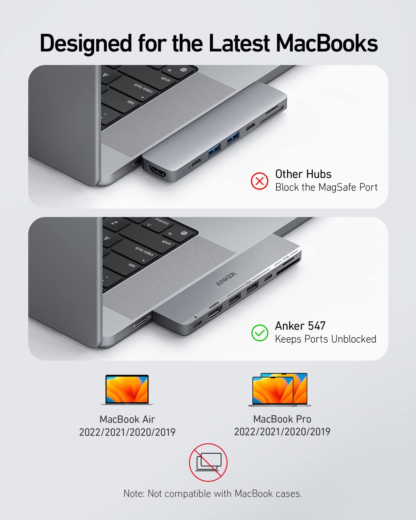 Anker 547 USB-C Hub (7-in-2, for MacBook) - Mann