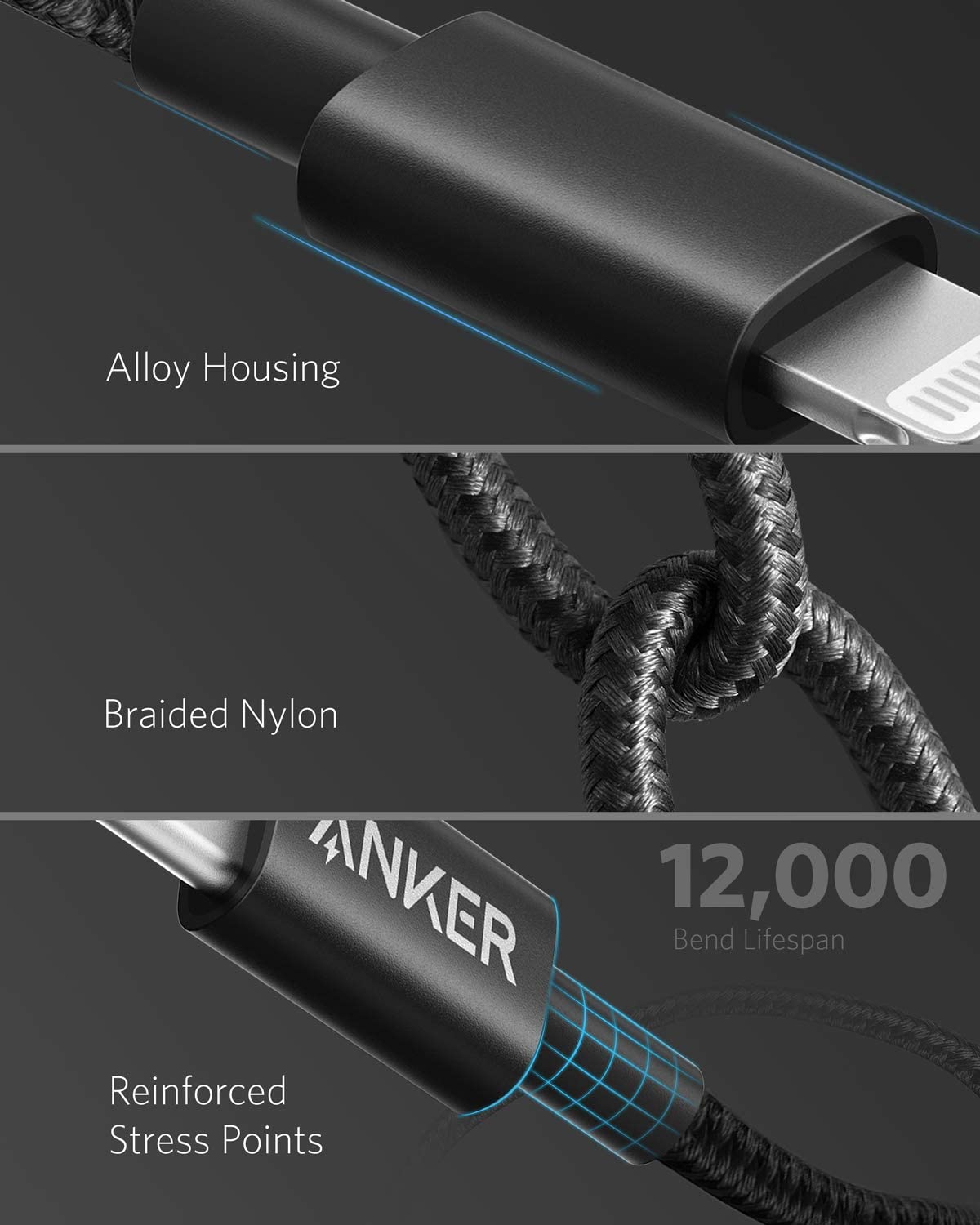 Anker 331 USB-C to Lightning Cable - Mann