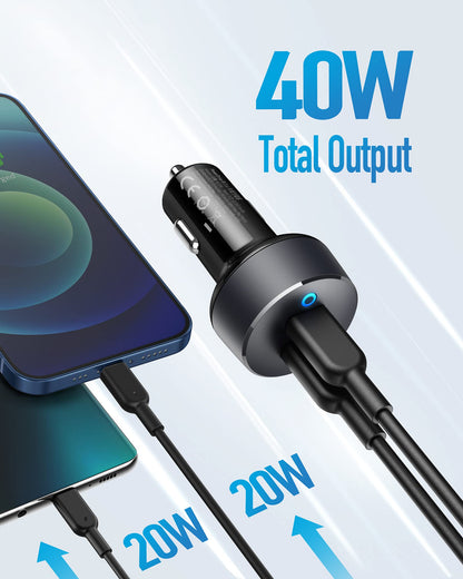 Anker PowerDrive III Duo USB-C Car Charger - Mann