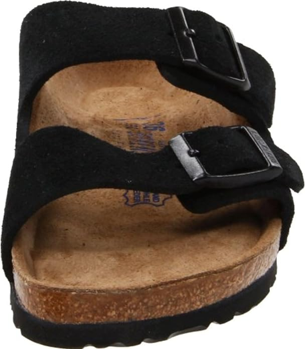 Birkenstock Arizona Suede Soft Footbed 'Black'