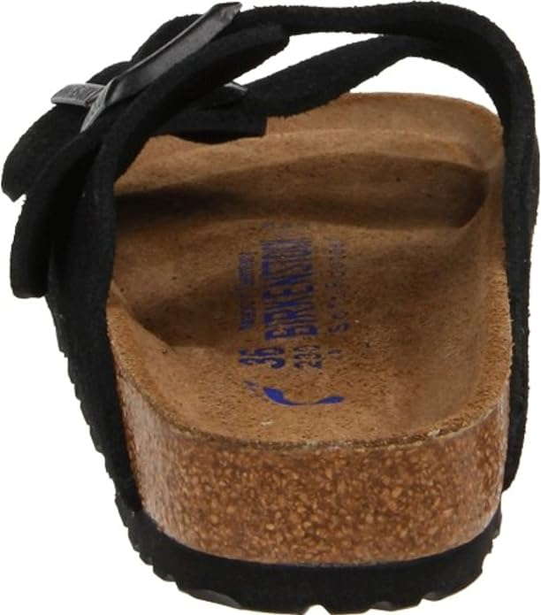 Birkenstock Arizona Suede Soft Footbed 'Black'