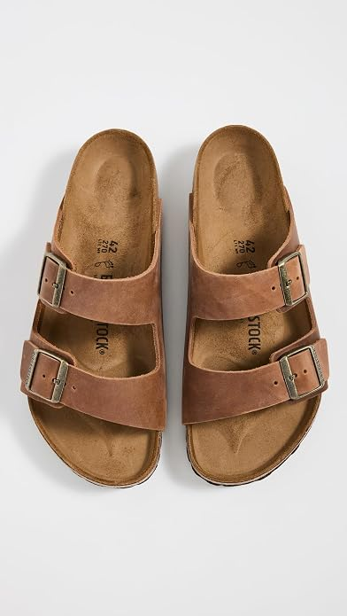 Birkenstock Arizona Oiled Leather 'Cognac'