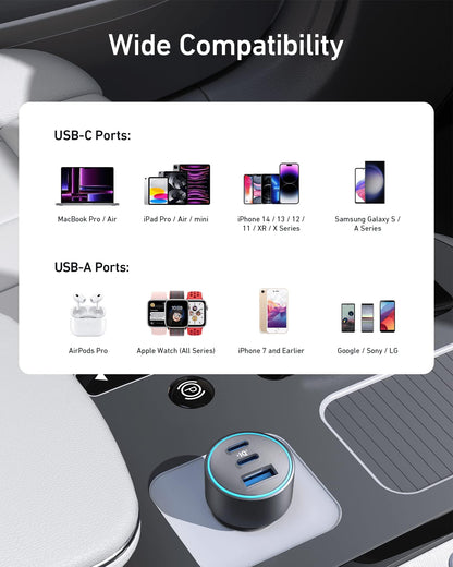 Anker 535 Car Charger (67W) - Mann