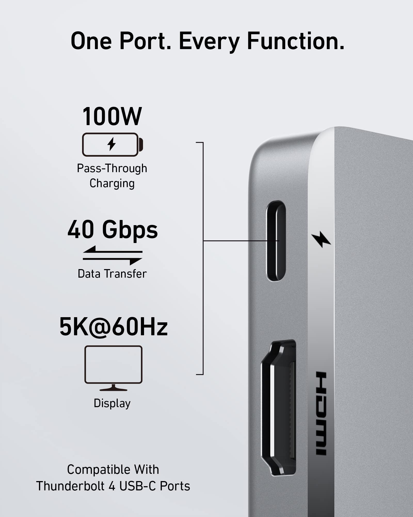 Anker 547 USB-C Hub (7-in-2, for MacBook) - Mann