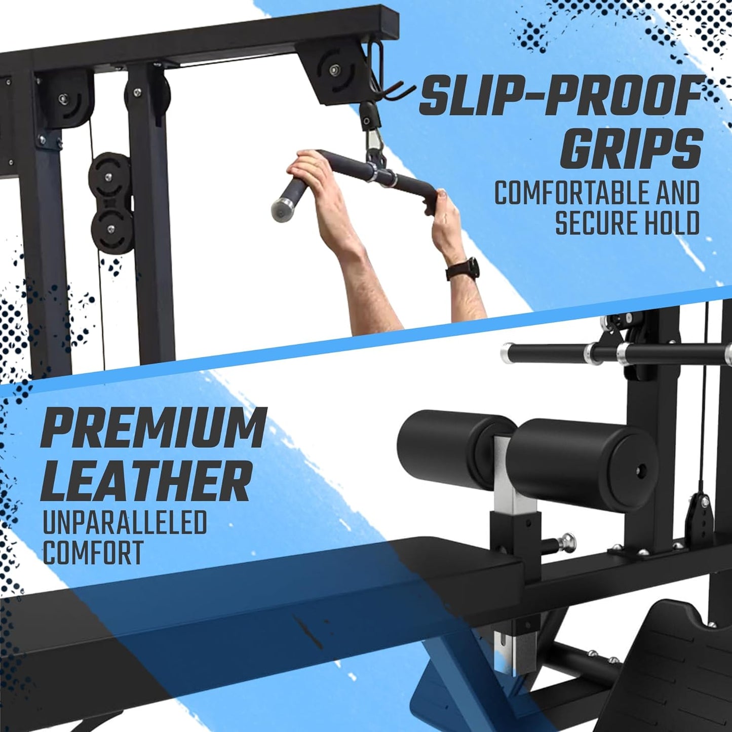 SFE Selectorized Lat Pulldown & Low Row Combo w/ 250lb Weight Stack