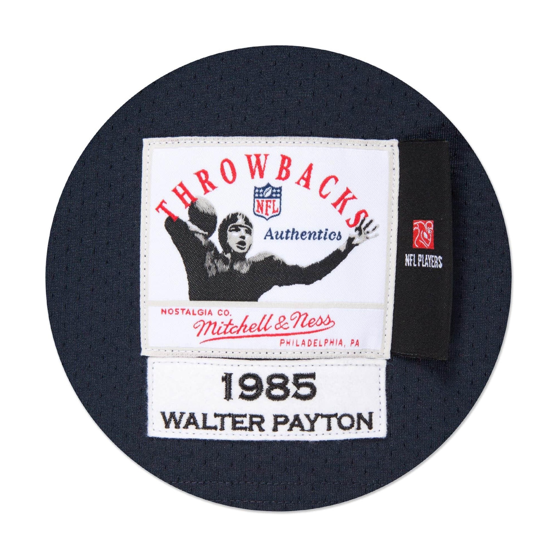[AJY6CP18020-CBENAVY85WPA] Mens Mitchell & Ness NFL Authentic Jersey Chicago Bears 1985 Walter Payton - sneakAR